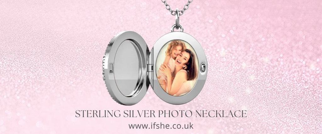 Sterling Silver Photo Necklace UK