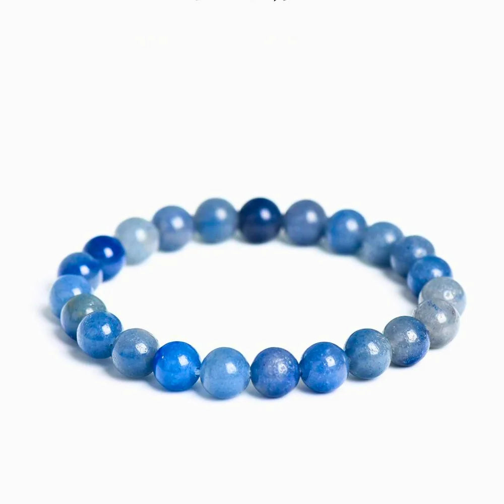 Blue Aventurine Healing Crystal Bracelet 8mm - Strength & Balance