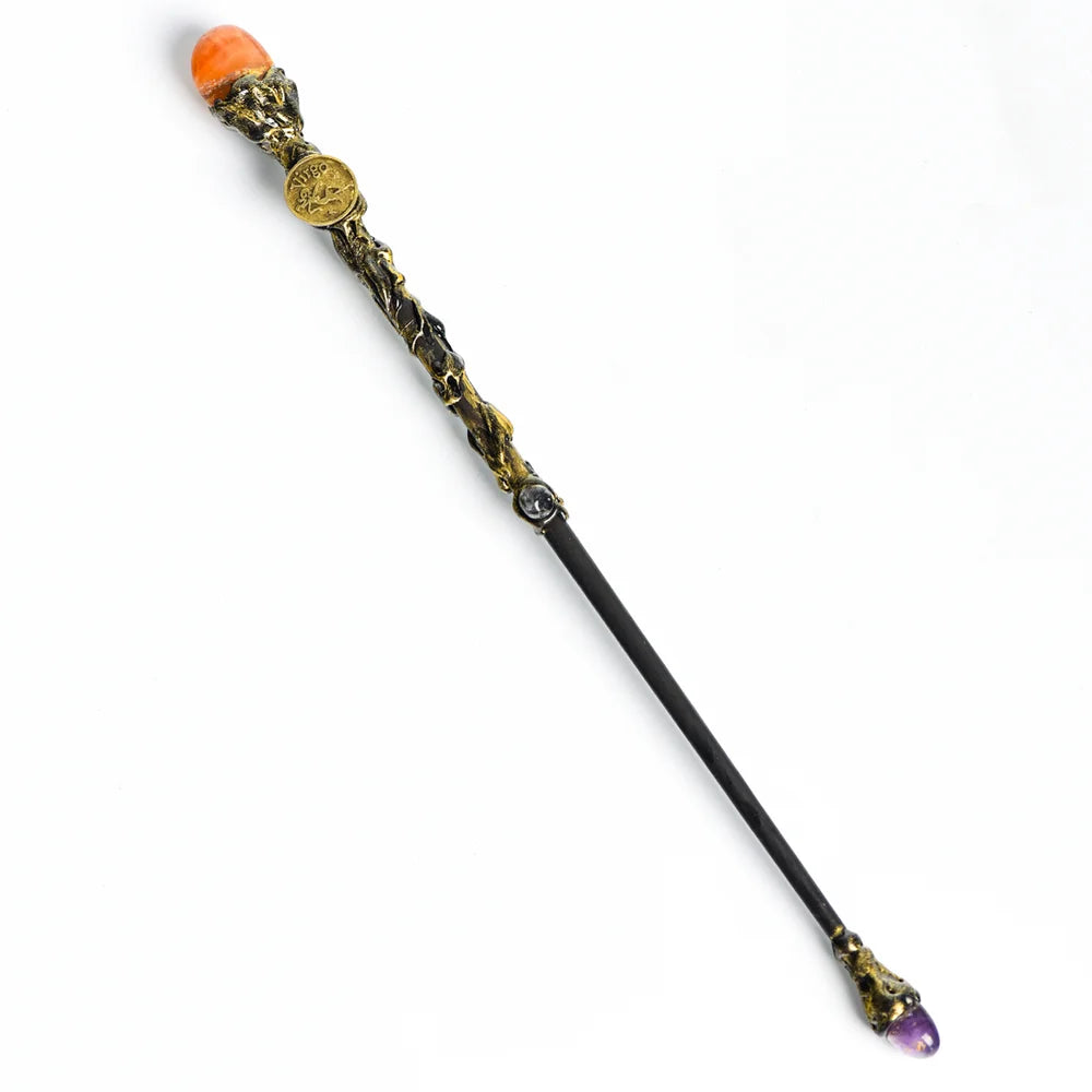 Healing Crystal Magic Wands with Zodiac Birthstones