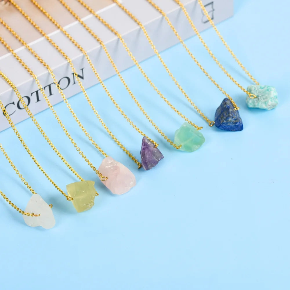 healing crystal necklace