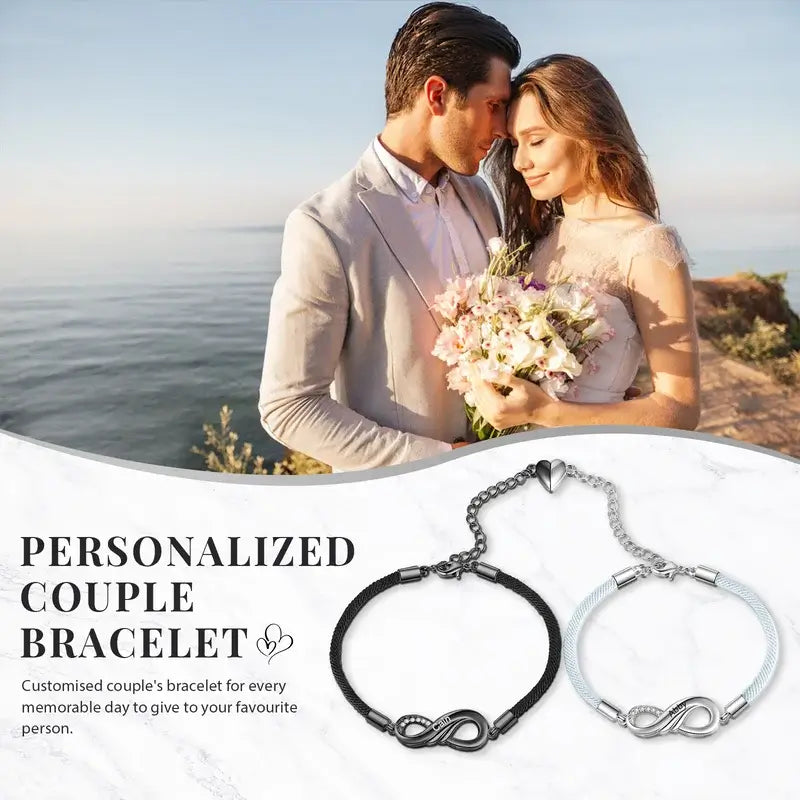 Bracelets for couples Cora & Lava Couple Bracelets | BeWooden