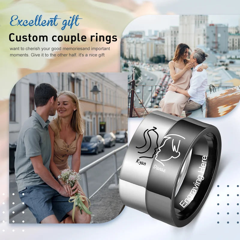 Design Your Couple Name Rings and Show True Love | Silveradda