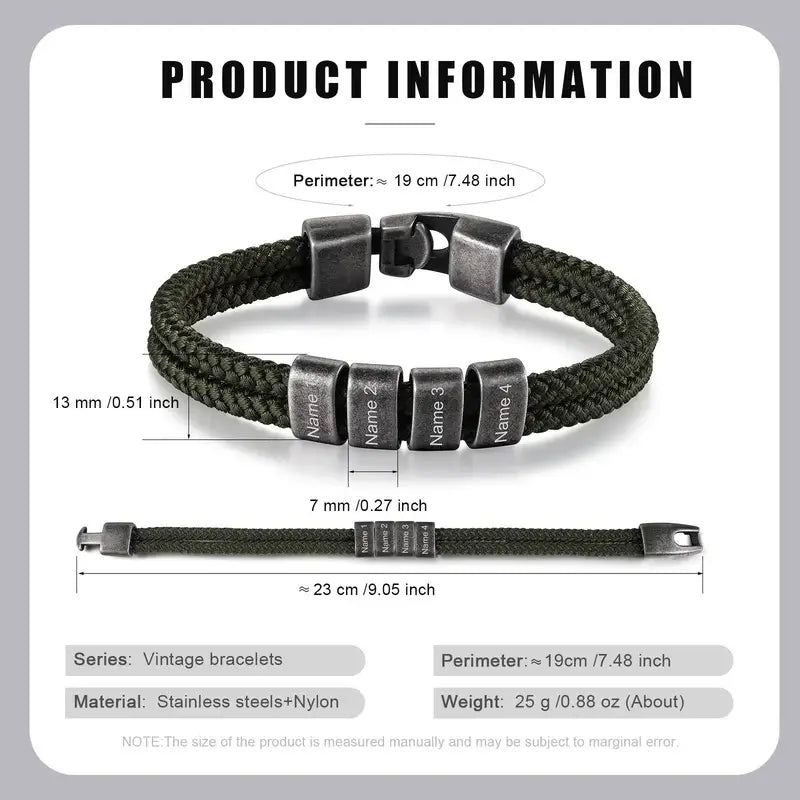 Amazon.com: TPSFASHION New 2024 Trendy Genuine Leather Bracelet Men Classic  Magniticic Button Stainless Steel Bangles Rope Wrap Charm For Male Bracelets  Fashion Accessories Creative Gift: Clothing, Shoes & Jewelry