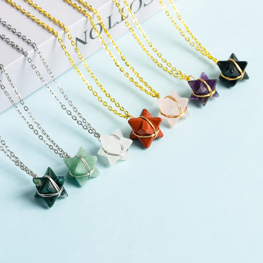 Merkaba Crystal Necklace