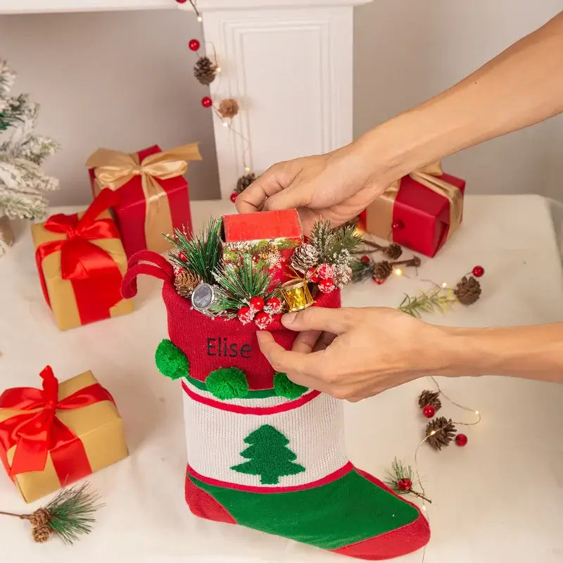 Personalised Christmas Tree/Snowflake Stockings