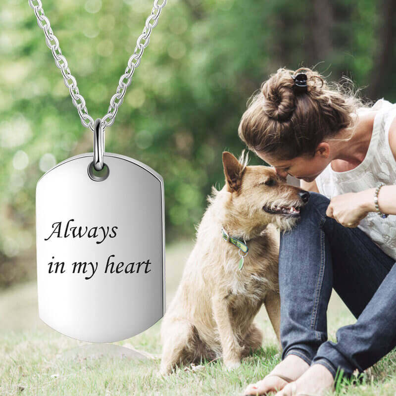 Urn Necklace For Dog Ashes Cremation Necklaces For Ashes For Dog Stainless  Steel Memorial Keepsake For Pets Ashes | Fruugo UK
