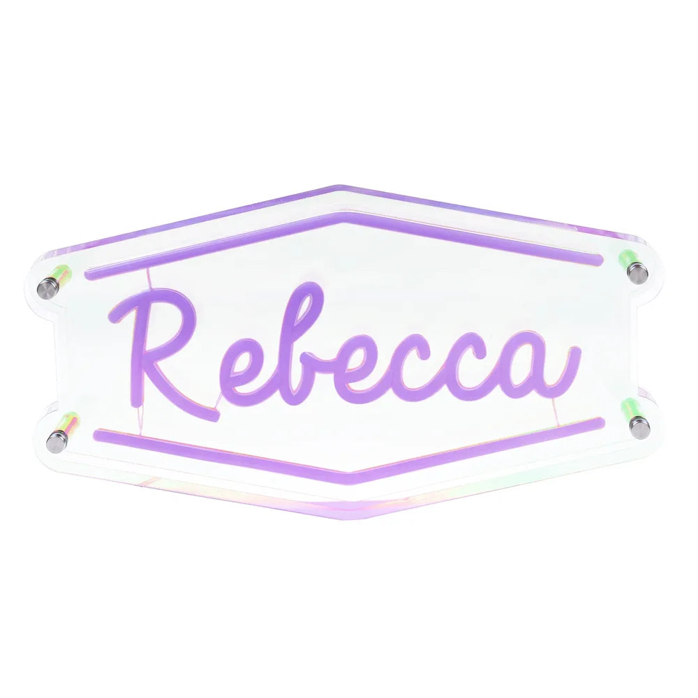 Custom Neon Name Sign - Personalised Neon Name Light - Neon Letters - 5 Colours