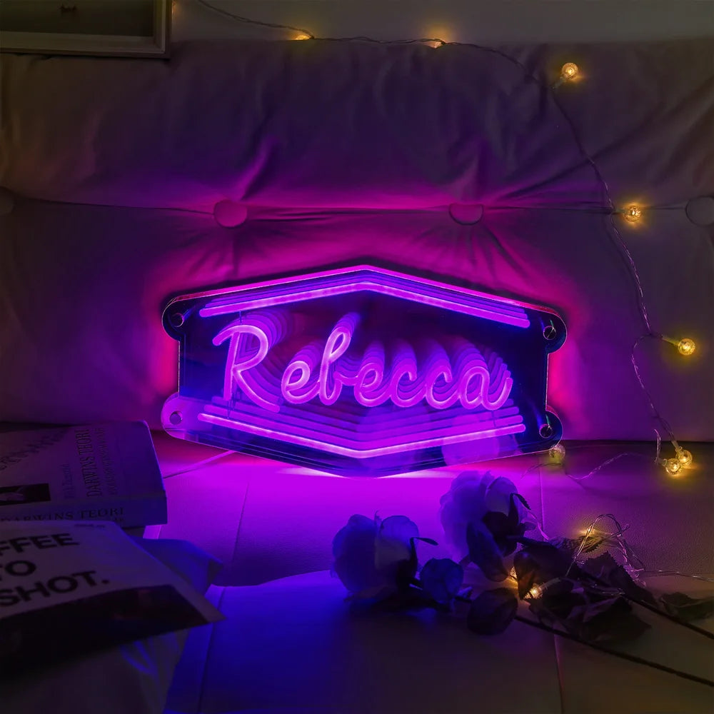 Custom Neon Name Sign - Personalised Neon Name Light - Neon Letters - 5 Colours