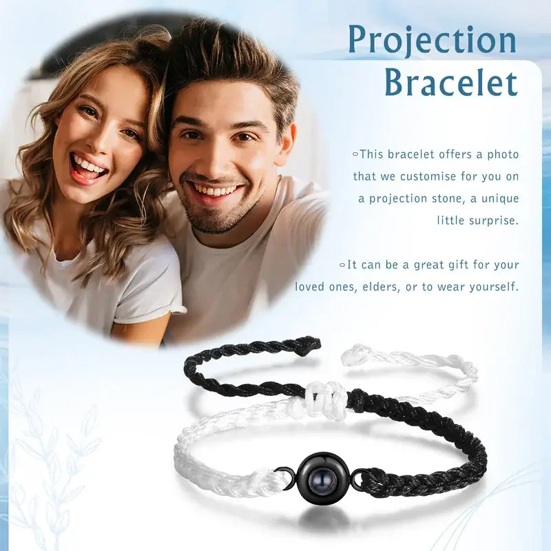 Photo Bracelet | Bracelet With Picture Inside | Picture Bracelet | Bracelet With Image | Photo Projection Bracelet | Personalised Photo Bracelet 